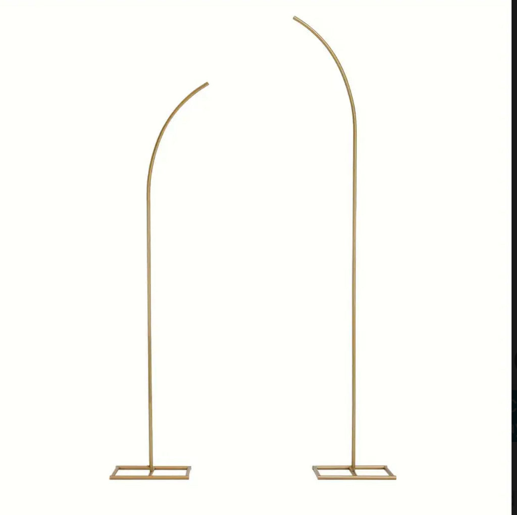 Gold Metal Curve Arches Duo