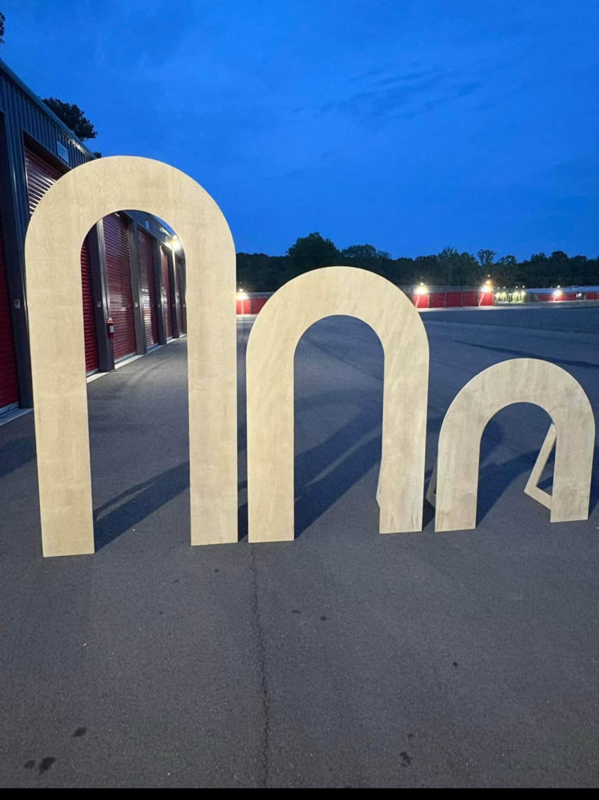 Wood Half Shape Arches