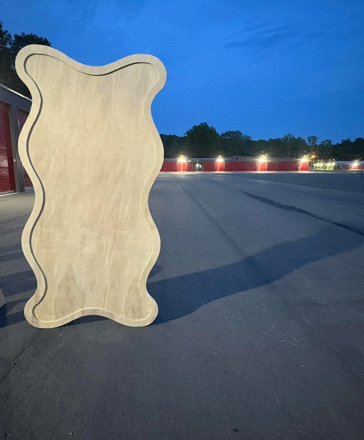 Wood Wavy Backdrop