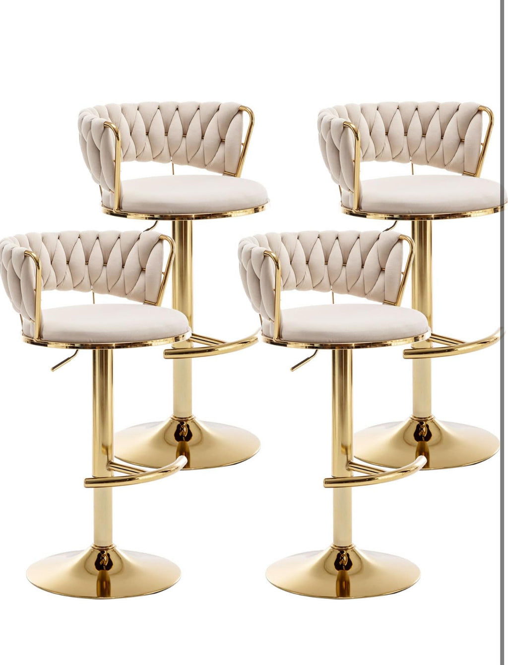 Velvet cocktail chairs