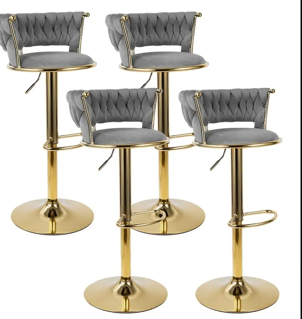 Velvet cocktail chairs