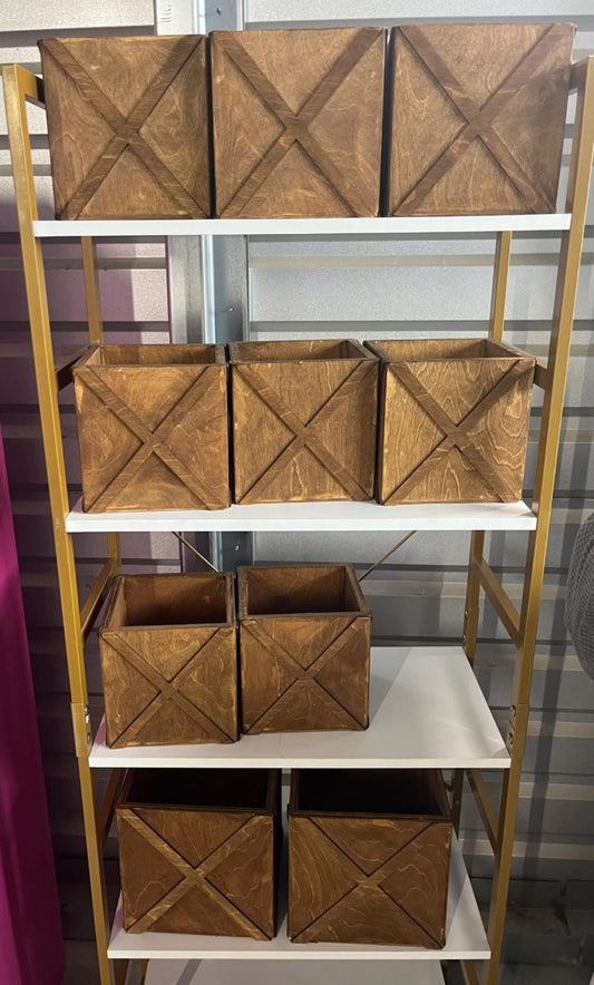 Wood Western Centerpiece Boxes