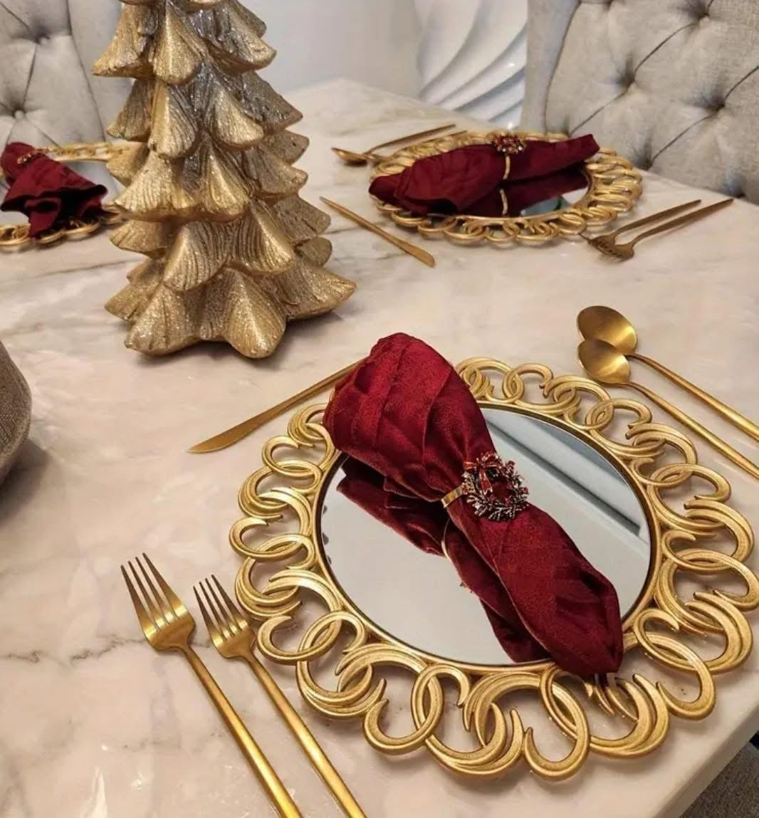 Elegant Framed Charger Plate