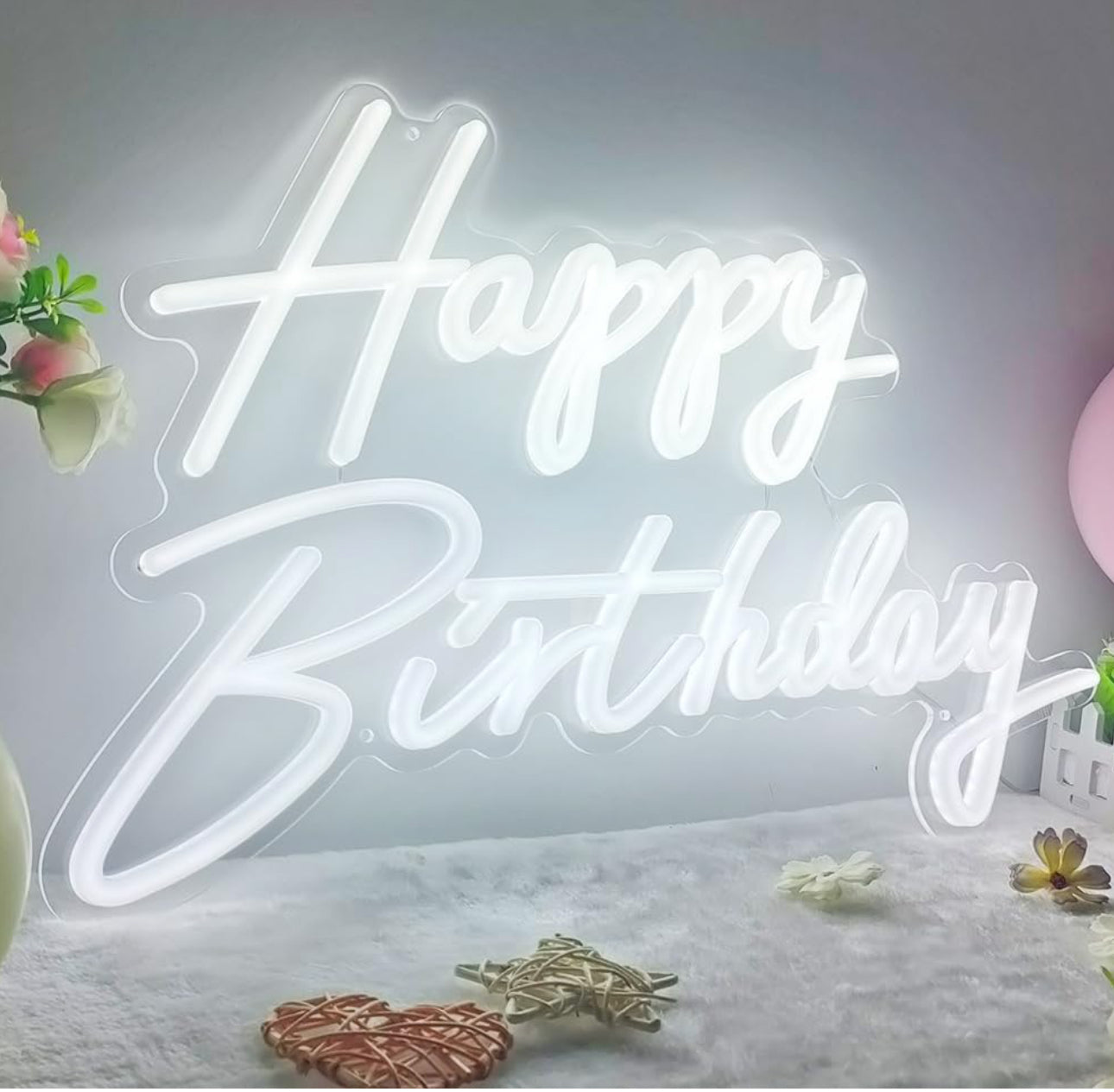 LED Happy Birthday Sign