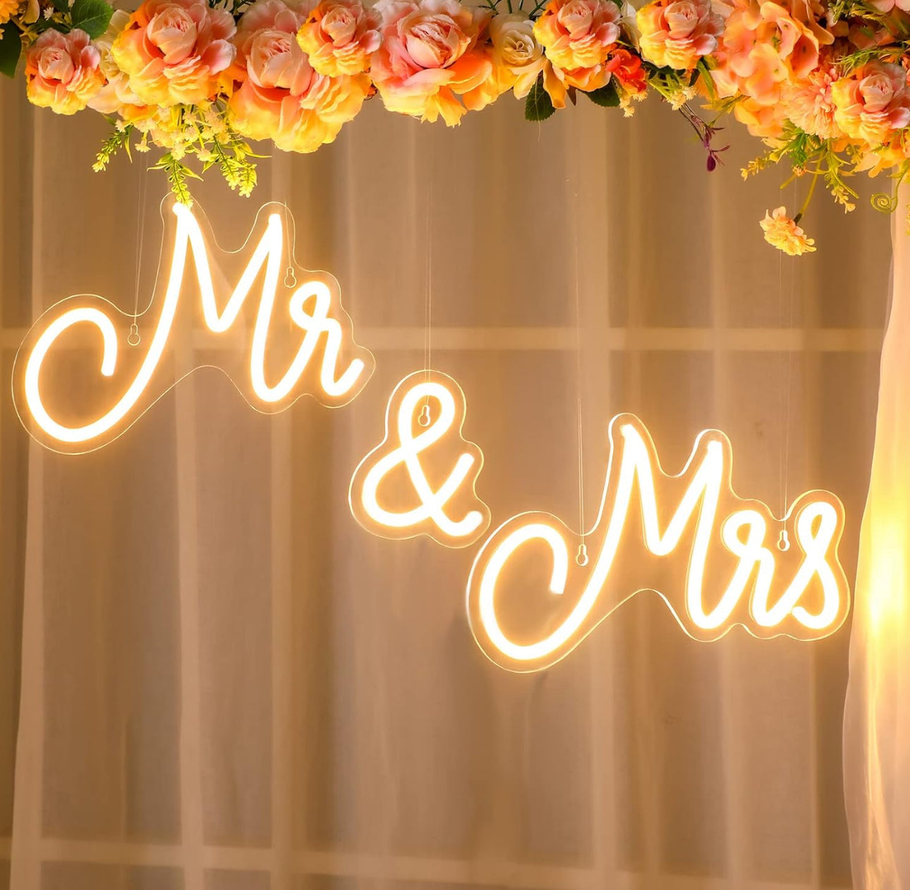 Mr. & Mrs. LED Sign