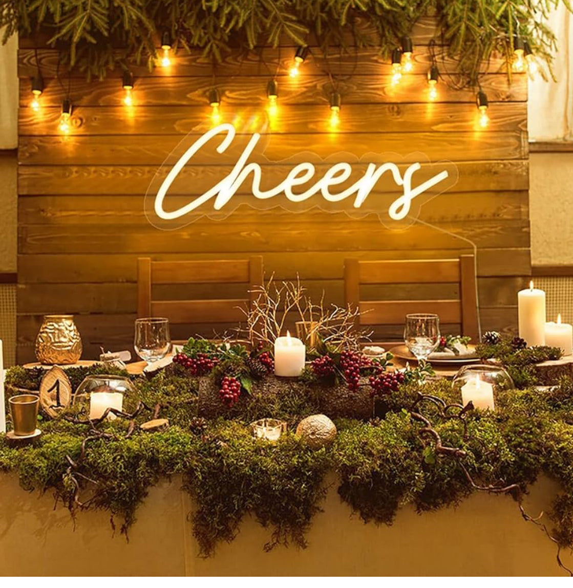LED Cheers Sign