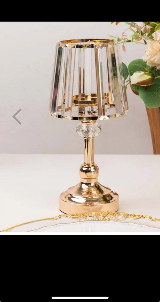 Gold Pendant Candle Holder